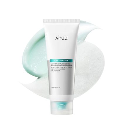فوم شستشو هیالورون و PDRN آنوا آبرسان عمیق و احیا پوست Anua PDRN Hyaluronic Acid Moisturizing Cleansing Foam