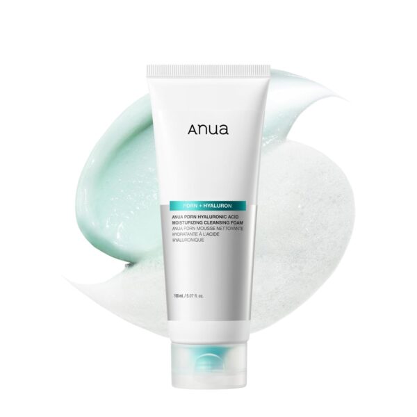 فوم شستشو هیالورون و PDRN آنوا آبرسان عمیق و احیا پوست Anua PDRN Hyaluronic Acid Moisturizing Cleansing Foam