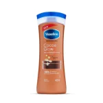 لوسیون بدن کره کاکائو و شی باتر وازلین مرطوب کننده 48 ساعته Vaseline Body Lotion Cocoa Butter
