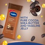 لوسیون بدن کره کاکائو و شی باتر وازلین مرطوب کننده 48 ساعته Vaseline Body Lotion Cocoa Butter - Image 5