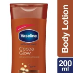 لوسیون بدن کره کاکائو و شی باتر وازلین مرطوب کننده 48 ساعته Vaseline Body Lotion Cocoa Butter - تصویر 6