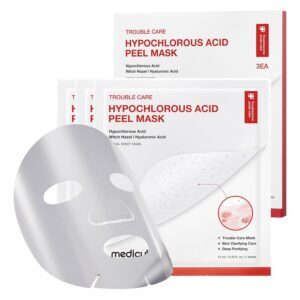ماسک لایه بردار و پاکسازی منافذ مدی کیوب medicube Hypochlorous Acid Peel Mask 3EA
