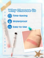 مداد دو سر کک و مک و رژگونه مایع شیگلم SHEGLAM SUNSPELL FRECKLE & FLUSH PEN - Image 4