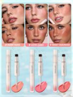 مداد دو سر کک و مک و رژگونه مایع شیگلم SHEGLAM SUNSPELL FRECKLE & FLUSH PEN - Image 2