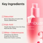 مرطوب کننده شیری بیفیدا 3 نامبوزین روشن کننده و رفع منافذ NUMBUZIN No.3 Bifida Bakuchiol Zero Pore Milky Moisturizer - Image 8