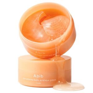 پچ چشم گلوتاتیون و کوجیک اسید ابیب روشن کننده و ضدلک قوی زیر چشم Abib Glutathione Kojic Acid Eye Patches