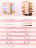 کانسیلر مایع فول کاور ضدچروک شیگلم SHEGLAM FULL COVERAGE HIDEAWAY CONCEALER - Image 2