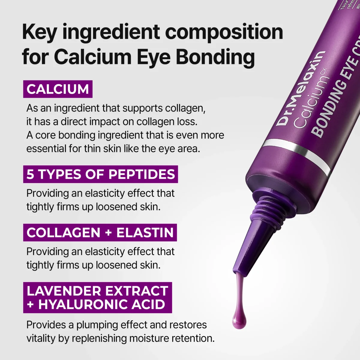 کرم دور چشم کلسیوم باندینگ دکتر ملاکسین رفع گودی و چروک عمیق Dr.Melaxin Calcium Bonding Eye Cream - Image 7