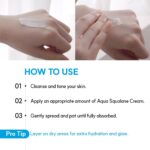 کرم مرطوب کننده لیفتینگ و ضدچروک قوی اس نیچر S.NATURE Pore Refining Moisturizer Squalane Hydrating Face Cream - Image 6