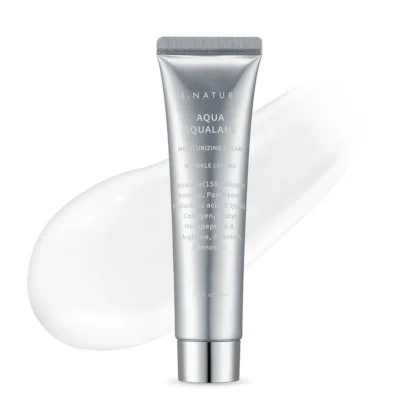 کرم مرطوب کننده لیفتینگ و ضدچروک قوی اس نیچر S.NATURE Pore Refining Moisturizer Squalane Hydrating Face Cream