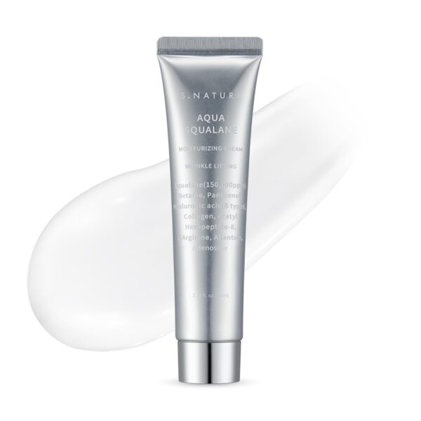 کرم مرطوب کننده لیفتینگ و ضدچروک قوی اس نیچر S.NATURE Pore Refining Moisturizer Squalane Hydrating Face Cream