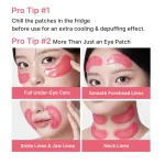 پچ دور چشم کلاژن و PDRN صورتی مدی‌کیوب جوانساز احیا و آبرسان  Medicube PDRN Pink Collagen Jelly Eye Mask - Image 5