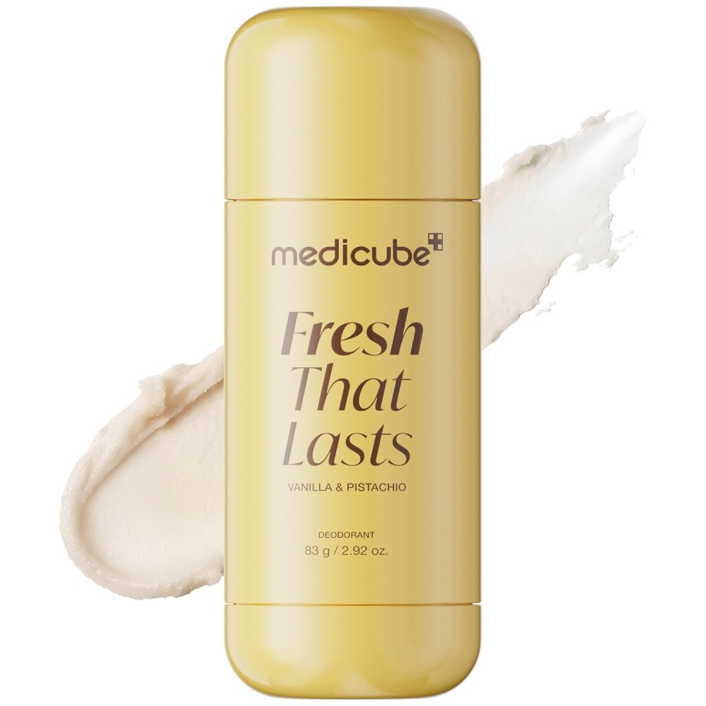 دئودورانت کوجیک اسید و زردچوبه مدی کیوب روشن کننده و ضدلک MEDICUBE VANILLA AND PISTACHIO DEODORANT