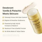دئودورانت کوجیک اسید و زردچوبه مدی کیوب روشن کننده و ضدلک MEDICUBE VANILLA AND PISTACHIO DEODORANT