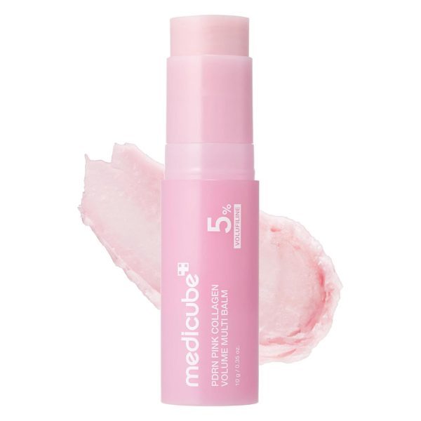 بالم استیکی PDRN و کلاژن مدی‌کیوب حجم‌دهنده، ضدچروک و سفت‌کننده پوست MEDICUBE PDRN Pink Collagen Volume Multi Balm