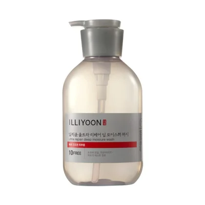 شوینده بدن اولترا ریپیر ایلیون آبرسان عمیق و ترمیم‌کننده پوست بسیار خشک ILLIYOON Ultra Repair Deep Moisture Wash