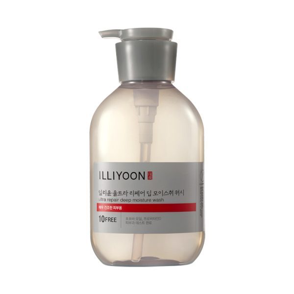 شوینده بدن اولترا ریپیر ایلیون آبرسان عمیق و ترمیم‌کننده پوست بسیار خشک ILLIYOON Ultra Repair Deep Moisture Wash