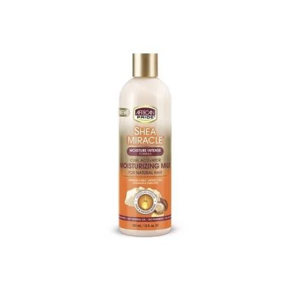 شیر موی اکتیویتور کرلی و آبرسان آفریکن پراید شی باتر African Pride Shea Miracle Curl Activator Moisturizing Milk