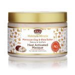 ماسک موی آفریکن پراید با خاک رس مراکشی و شی باتر African Pride Moisture Miracle Moroccan Clay & Shea Butter Heat Activated Masque