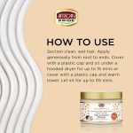 ماسک موی آفریکن پراید با خاک رس مراکشی و شی باتر African Pride Moisture Miracle Moroccan Clay & Shea Butter Heat Activated Masque - Image 4