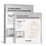 ماسک هیدروژلی آلفا آربوتین کوزارکس ضدلک، روشن‌کننده پوست COSRX The Alpha-Arbutin Discoloration Care Hydrogel Face Mask