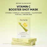 ماسک ویتامین سی و گلوتاتیون آرنسیا درخشان و روشن کننده ARENCIA Vitamin C Booster Shot Mask - Image 8