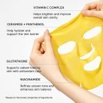 ماسک ویتامین سی و گلوتاتیون آرنسیا درخشان و روشن کننده ARENCIA Vitamin C Booster Shot Mask - Image 5