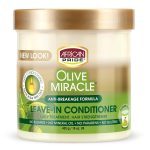 نرم‌ کننده روغن زیتون آفریکن پراید بدون آبکشی و ضد شکنندگی مو African Pride Olive Miracle Leave-In Conditioner