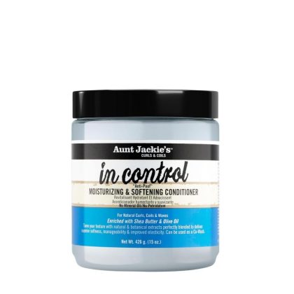 نرم‌کننده آبرسان و ضدپف کرلی آنت جکی Aunt Jackie's In Control “Anti-Poof” Conditioner