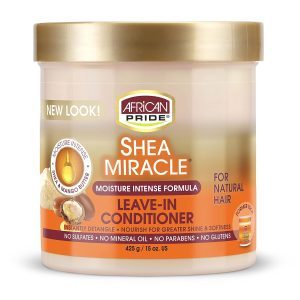 نرم‌کننده بدون آبکشی و ضدشکنندگی آفریکن پراید African Pride Shea Miracle Leave-In Conditioner