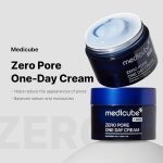 کرم جمع‌کننده منافذ زیرو پور مدی‌کیوب کنترل چربی،ضدجوش و آبرسان MEDICUBE Zero Pore One Day Cream - Image 7