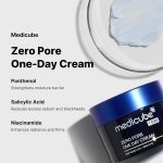 کرم جمع‌کننده منافذ زیرو پور مدی‌کیوب کنترل چربی،ضدجوش و آبرسان MEDICUBE Zero Pore One Day Cream - Image 6