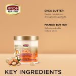 پودینگ کرلی شی باتر آفریکن پراید حالت‌دهنده و آبرسان African Pride Shea Miracle Bouncy Curls Pudding - Image 6