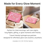 پچ دور چشم کلاژن و PDRN صورتی مدی‌کیوب جوانساز احیا و آبرسان  Medicube PDRN Pink Collagen Jelly Eye Mask - Image 4
