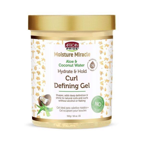 ژل آبرسان و حالت‌دهنده قوی کرلی آفریکن پراید African Pride Moisture Miracle Hydrate & Hold Curl Defining Gel