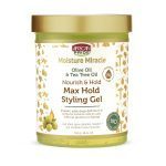ژل حالت‌دهنده فوق قوی مو آفریکن پراید روغن زیتون و درخت چای African Pride Max Hold Styling Hair Gel