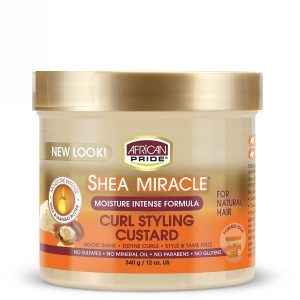 کاسترد ژلی شی باتر آفریکن پراید آبرسان و حالت‌دهنده کرلی African Pride Shea Butter Curl Style Custard Gel