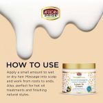 کرم بدون آبکشی مو آفریکن پراید آبرسان و ضدشکنندگی با روغن نارگیل و بائوباب African Pride Coconut Oil & Baobab Oil Leave-In Cream - Image 4