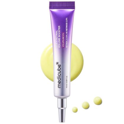 بوستر سرم رتینال مدی کیوب ضدچروک و حجم دهنده صورت و گردن medicube Vita A Retinal Volume Booster Serum