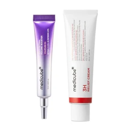 ست ضدچروک رتینال و احیا خشکی مدی کیوب medicube Retinal Comfort Care Duo - Retinal Booster & 3H Relief Cream