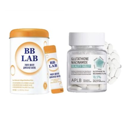 ست گلوتاتیون و کلاژن روشن کننده و جوانساز BBLAB + APLB