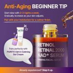 سرم رتینول و رتینال 2000 و NAD پوریتو ضدچروک،سفت‌کننده و بهبود بافت پوست PURITO SEOUL Retinol Retinal 2000 NAD+ Serum - Image 4