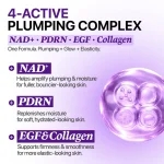 ماسک حبابی جوانساز NAD و PDRN و EGF نامبوزین numbuzin No.9 NAD+ PDRN Plumping Glow Bubble Mask - Image 5