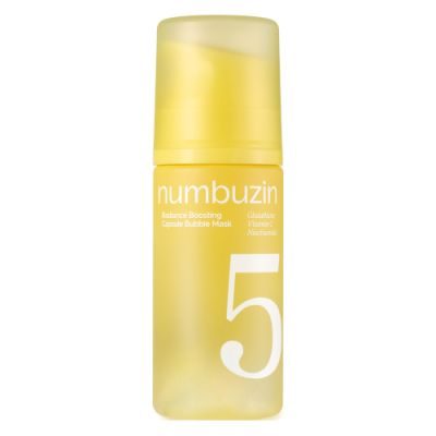 ماسک حبابی گلوتاتیون روشن‌کننده و ضدلک نامبوزین numbuzin No.5 Radiance Boosting Capsule Bubble Mask