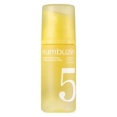 ماسک حبابی گلوتاتیون روشن‌کننده و ضدلک نامبوزین numbuzin No.5 Radiance Boosting Capsule Bubble Mask
