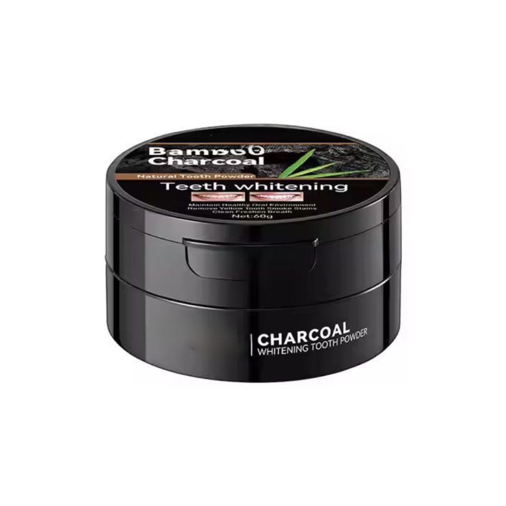 پودر سفید کننده دندان بامبو و زغال Teetth whitening powder