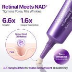 کرم دور چشم NAD و رتینال نامبوزین ضدچروک و جوانساز  Numbuzin No.9 NAD+ Retinal Volumetox Eye Cream - Image 5