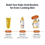 امپول کوجیک اسید و نیاسینامید سونگ بون ادیتور ضدلک و روشن‌کننده SUNGBOON EDITOR Kojic Acid Niacinamide Brightening Ampoule - Image 6