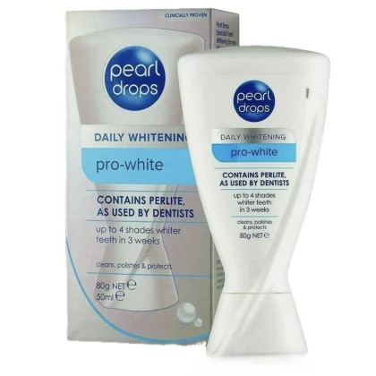 خمیردندان سفید کننده و پولیش‌ پرل دراپس PEARL DRROPS PRO-WHITE DAILY