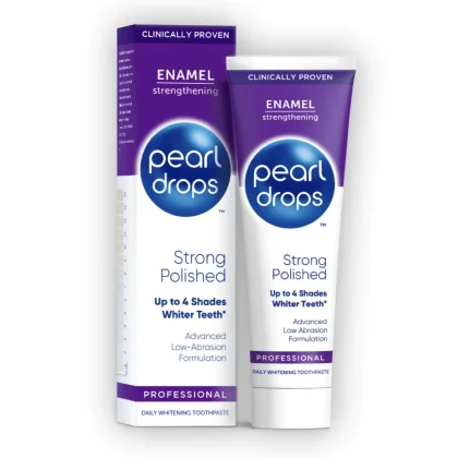 خمیردندان پولیش و سفید کننده پرل دراپس PEARL DROPS STRONG POLISHED ENAMEL